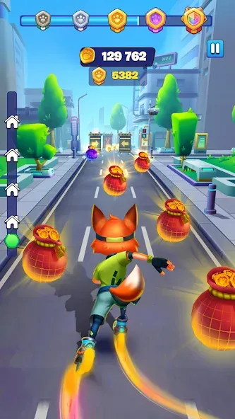 Runner Heroes взломанный APK — Безлимитные деньги и усиленные герои — скриншот 5 Runner Heroes взломанный APK — Безлимитные деньги и усиленные герои — скриншот 5