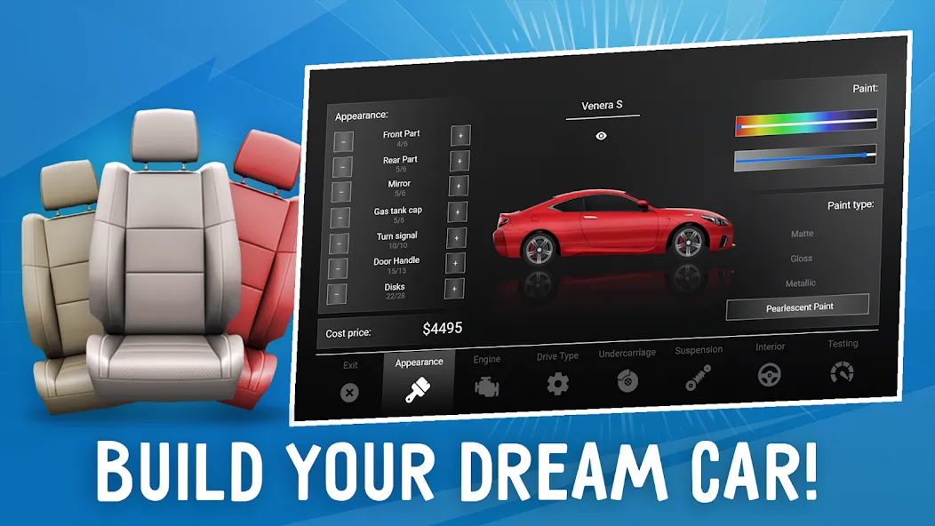 Скачать Car Company Tycoon последней версии — Безлимитные деньги и все автомобили — скриншот 1 Скачать Car Company Tycoon последней версии — Безлимитные деньги и все автомобили — скриншот 1