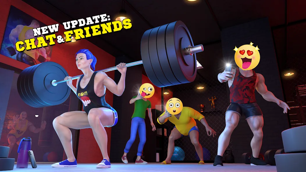 Fitness Gym Bodybuilding Pump MOD APK скачать на Андроид — Безлимитные деньги и энергия — скриншот 1 Fitness Gym Bodybuilding Pump MOD APK скачать на Андроид — Безлимитные деньги и энергия — скриншот 1