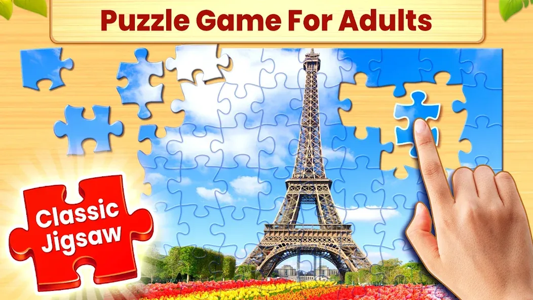 Скачать мод Jigsaw Puzzles: Picture Puzzle — Безлимитные подсказки и открыты все пазлы — скриншот 1