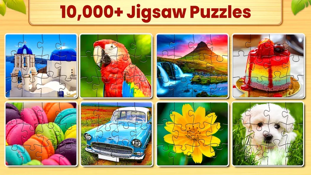 Скачать мод Jigsaw Puzzles: Picture Puzzle — Безлимитные подсказки и открыты все пазлы — скриншот 2