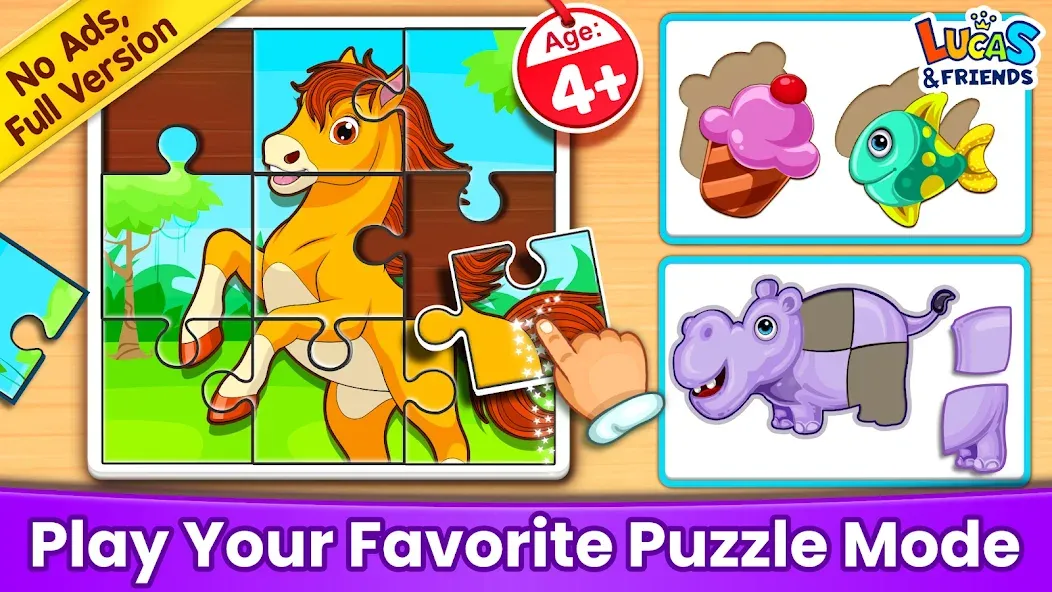Puzzle Kids: Jigsaw Puzzles на телефон — скачать мод: Открыты все пазлы и уровни — скриншот 1 Puzzle Kids: Jigsaw Puzzles на телефон — скачать мод: Открыты все пазлы и уровни — скриншот 1