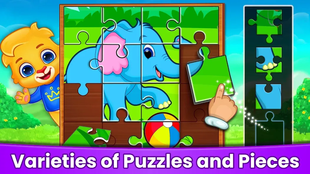 Puzzle Kids: Jigsaw Puzzles на телефон — скачать мод: Открыты все пазлы и уровни — скриншот 2 Puzzle Kids: Jigsaw Puzzles на телефон — скачать мод: Открыты все пазлы и уровни — скриншот 2