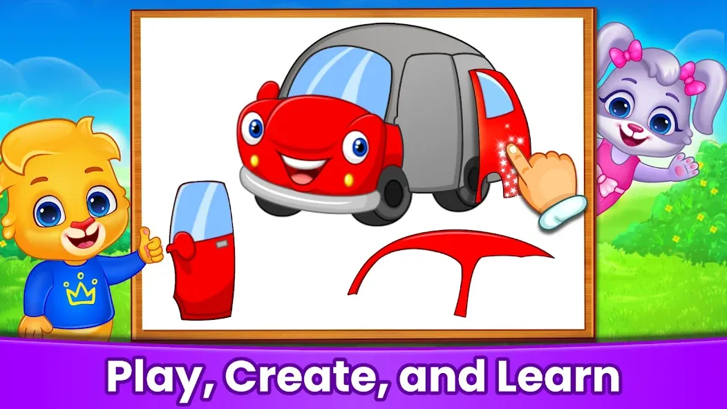 Puzzle Kids: Jigsaw Puzzles на телефон — скачать мод: Открыты все пазлы и уровни — скриншот 3 Puzzle Kids: Jigsaw Puzzles на телефон — скачать мод: Открыты все пазлы и уровни — скриншот 3