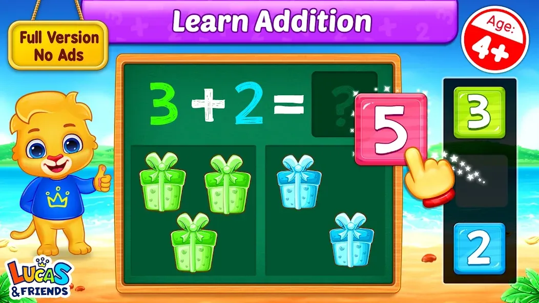 Math Kids: Math Games For Kids — Без рекламы и все уровни открыты, скачать мод APK — скриншот 1