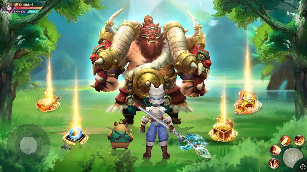 Скачать Yong Heroes 2: Storm Returns Mod APK — Безлимитные ресурсы и мощное снаряжение — скриншот 4