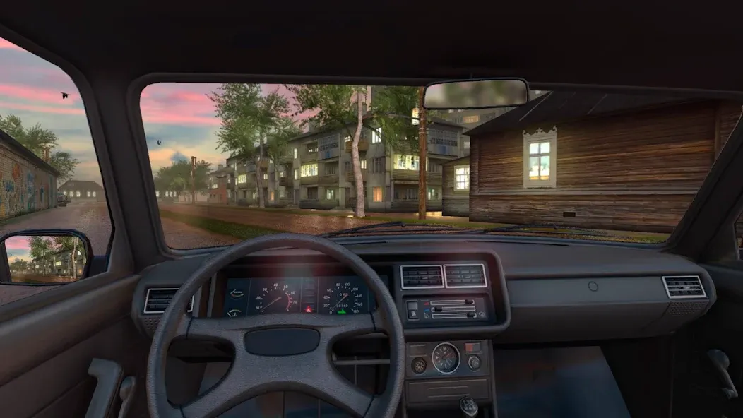 Скачать взлом Traffic Racer Russian Village — Безлимитные деньги и открыты все машины — скриншот 4
