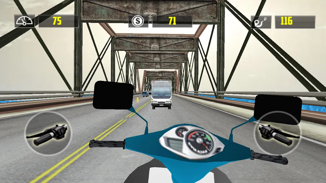 Скачать Traffic Rider+ на Андроид с модом — Безлимитные деньги и всё открыто — скриншот 1 Скачать Traffic Rider+ на Андроид с модом — Безлимитные деньги и всё открыто — скриншот 1