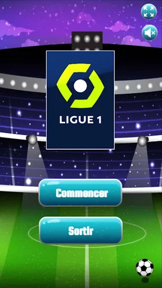 Jeu de Ligue 1 мод на Андроид: Безлимитные монеты и все команды — скриншот 1