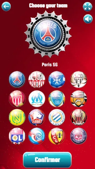 Jeu de Ligue 1 мод на Андроид: Безлимитные монеты и все команды — скриншот 2