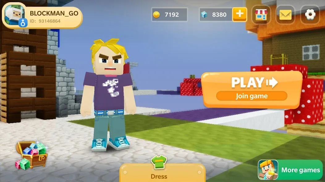 Sky Wars for Blockman Go — последняя версия с модом (Безлимитные ресурсы и усиленная броня) — скриншот 1 Sky Wars for Blockman Go — последняя версия с модом (Безлимитные ресурсы и усиленная броня) — скриншот 1