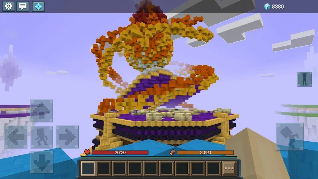Sky Wars for Blockman Go — последняя версия с модом (Безлимитные ресурсы и усиленная броня) — скриншот 2 Sky Wars for Blockman Go — последняя версия с модом (Безлимитные ресурсы и усиленная броня) — скриншот 2