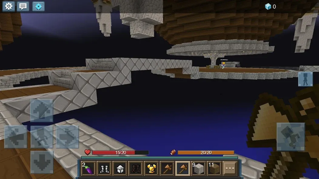 Sky Wars for Blockman Go — последняя версия с модом (Безлимитные ресурсы и усиленная броня) — скриншот 3 Sky Wars for Blockman Go — последняя версия с модом (Безлимитные ресурсы и усиленная броня) — скриншот 3