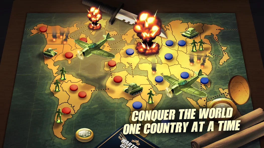 Скачать Risk of War - Wartime Glory — Безлимитные ресурсы и мощная армия — скриншот 2 Скачать Risk of War - Wartime Glory — Безлимитные ресурсы и мощная армия — скриншот 2
