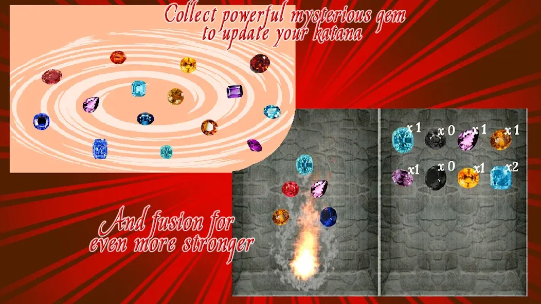 Мод Katana Collection : blacksmith — Безлимитные деньги и материалы, скачать APK — скриншот 2 Мод Katana Collection : blacksmith — Безлимитные деньги и материалы, скачать APK — скриншот 2