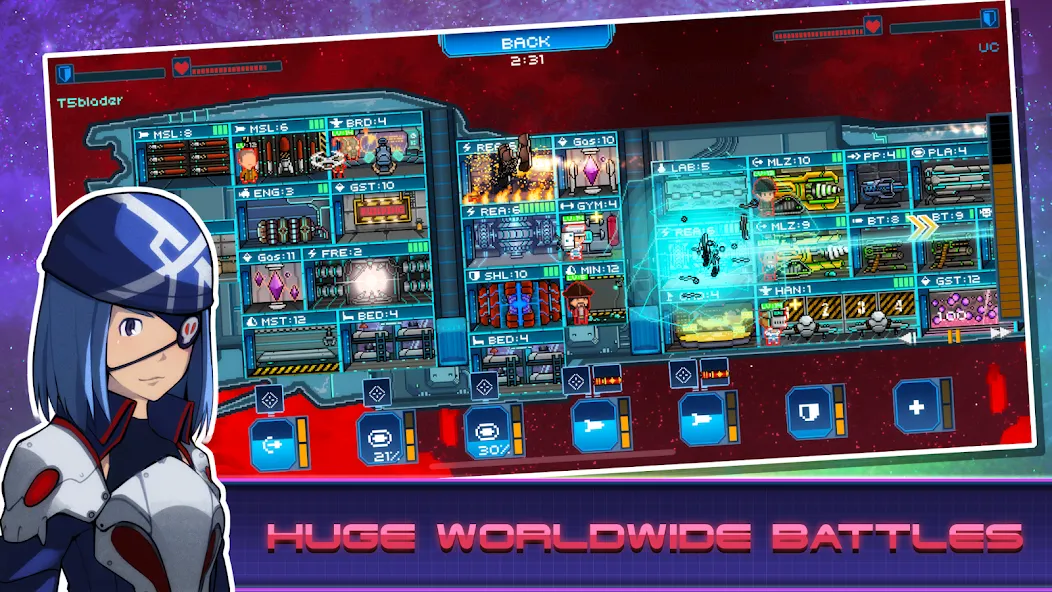 Мод Pixel Starships™ — Безлимитные ресурсы и ускоренное строительство, скачать APK — скриншот 4