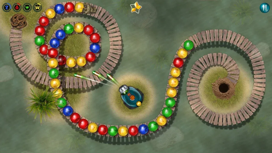 Marbles Garden на телефон — скачать мод: Безлимитные монеты и жизни — скриншот 1 Marbles Garden на телефон — скачать мод: Безлимитные монеты и жизни — скриншот 1