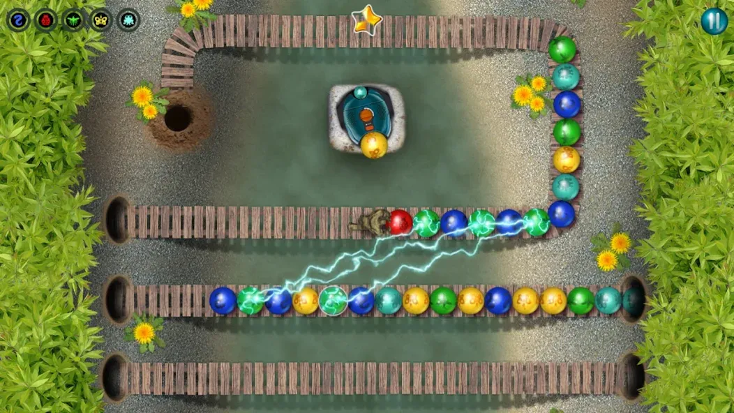 Marbles Garden на телефон — скачать мод: Безлимитные монеты и жизни — скриншот 4 Marbles Garden на телефон — скачать мод: Безлимитные монеты и жизни — скриншот 4