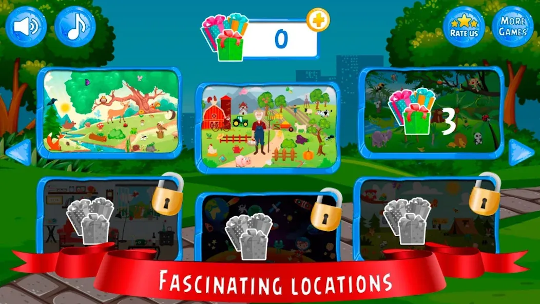 Мод Hidden Object games for kids — Все предметы легко найти, скачать APK — скриншот 2 Мод Hidden Object games for kids — Все предметы легко найти, скачать APK — скриншот 2
