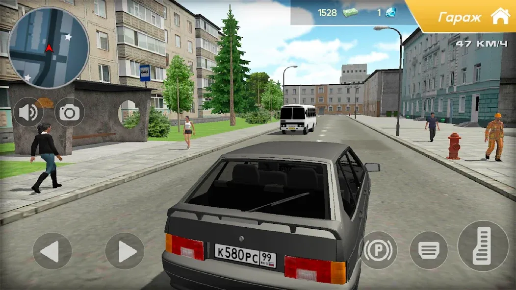 Lada 2114 Car Simulator MOD APK: Безлимитные деньги и бензин — скриншот 2 Lada 2114 Car Simulator MOD APK: Безлимитные деньги и бензин — скриншот 2