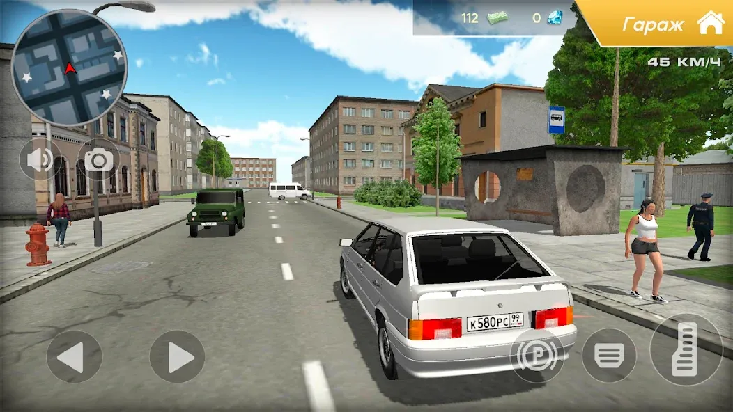 Lada 2114 Car Simulator MOD APK: Безлимитные деньги и бензин — скриншот 4 Lada 2114 Car Simulator MOD APK: Безлимитные деньги и бензин — скриншот 4