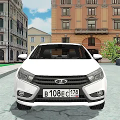 Русская тачка Лада Веста MOD APK: Безлимитные деньги и все машины