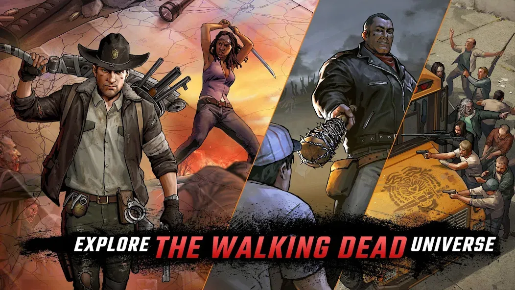 Walking Dead: Road to Survival бесплатно на Андроид — мод: Безлимитные деньги и ресурсы — скриншот 1