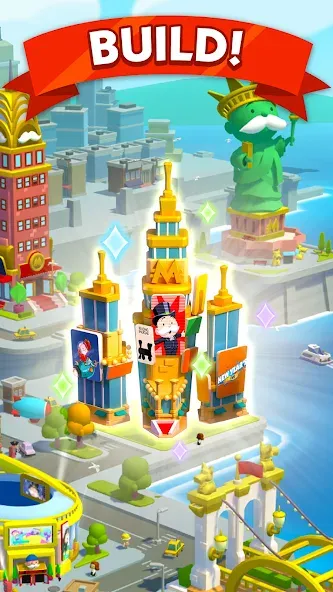 Скачать MONOPOLY GO! мод — Безлимитные кубики и деньги — скриншот 3 Скачать MONOPOLY GO! мод — Безлимитные кубики и деньги — скриншот 3