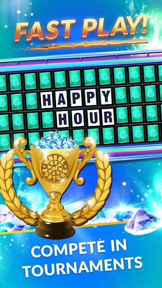 Скачать взлом Wheel of Fortune: TV Game — Безлимитные деньги и подсказки — скриншот 3 Скачать взлом Wheel of Fortune: TV Game — Безлимитные деньги и подсказки — скриншот 3