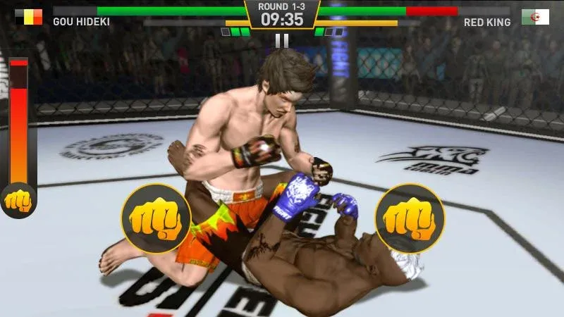 Скачать Fighting Star Mod APK — Безлимитные деньги и усиленные бойцы — скриншот 1