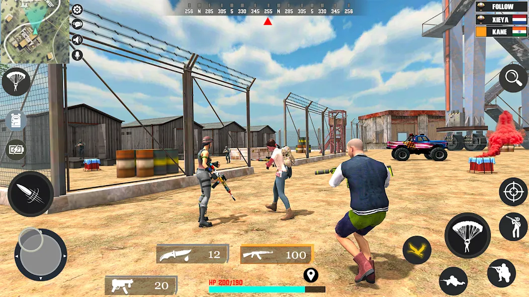 Fps Fire Shooting Game Offline взлом на Андроид — Безлимитные патроны и оружие — скриншот 5