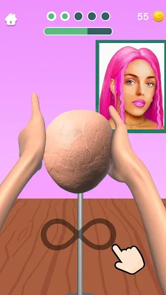 Скачать Sculpt People последней версии — Безлимитные деньги и ресурсы — скриншот 2