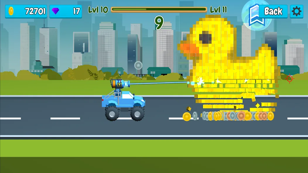Скачать Rusher Crusher: Demolition! бесплатно — Безлимитные деньги и усиленное оружие — скриншот 2