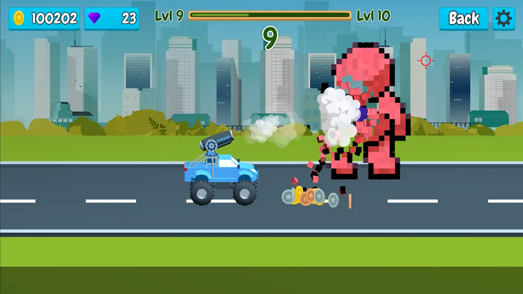 Скачать Rusher Crusher: Demolition! бесплатно — Безлимитные деньги и усиленное оружие — скриншот 3