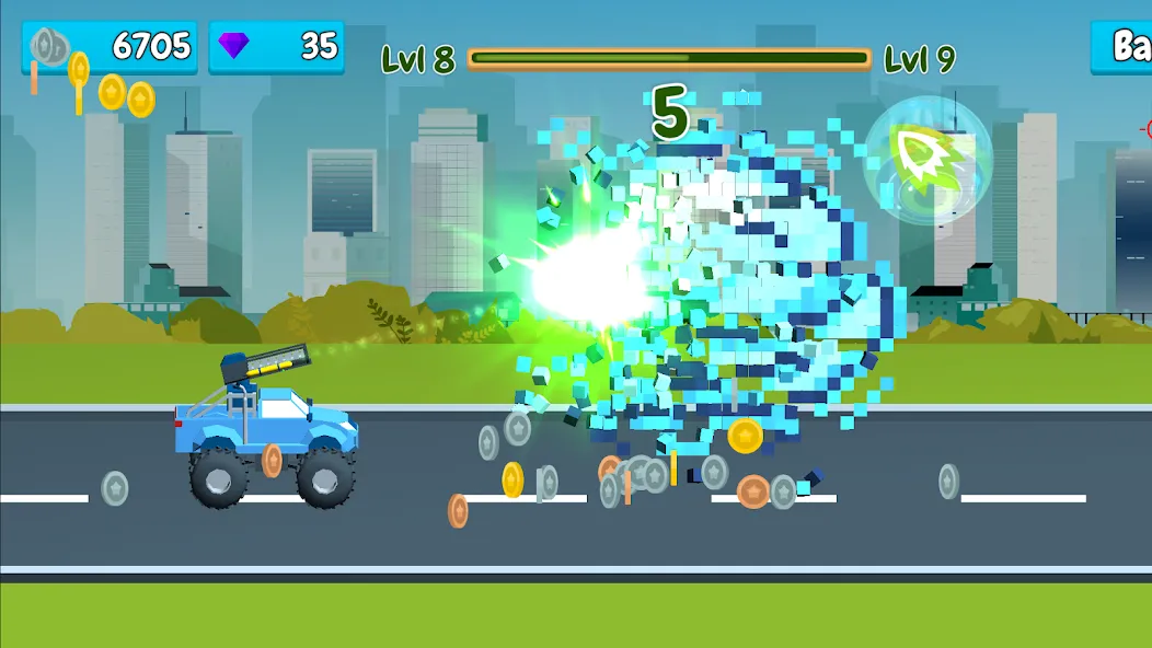 Скачать Rusher Crusher: Demolition! бесплатно — Безлимитные деньги и усиленное оружие — скриншот 4