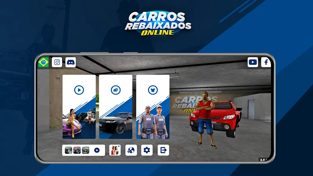 Скачать Carros Rebaixados Online мод — Деньги и все машины открыты — скриншот 1 Скачать Carros Rebaixados Online мод — Деньги и все машины открыты — скриншот 1