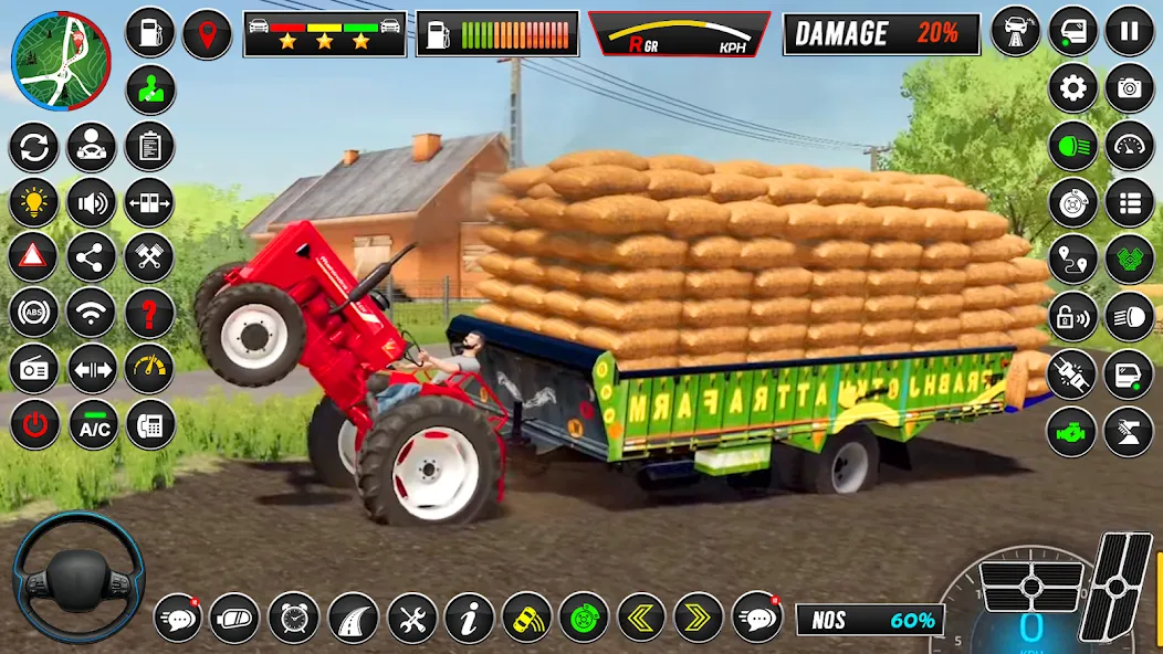 Скачать взлом Indian Tractor Simulator Games — Безлимитные деньги и топливо — скриншот 2 Скачать взлом Indian Tractor Simulator Games — Безлимитные деньги и топливо — скриншот 2
