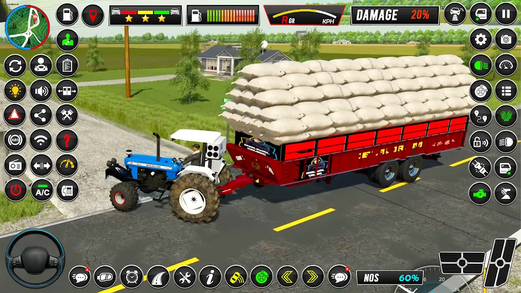 Скачать взлом Indian Tractor Simulator Games — Безлимитные деньги и топливо — скриншот 3 Скачать взлом Indian Tractor Simulator Games — Безлимитные деньги и топливо — скриншот 3