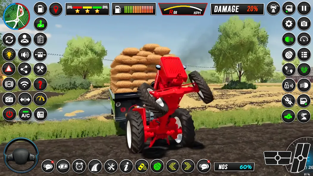 Скачать взлом Indian Tractor Simulator Games — Безлимитные деньги и топливо — скриншот 4 Скачать взлом Indian Tractor Simulator Games — Безлимитные деньги и топливо — скриншот 4