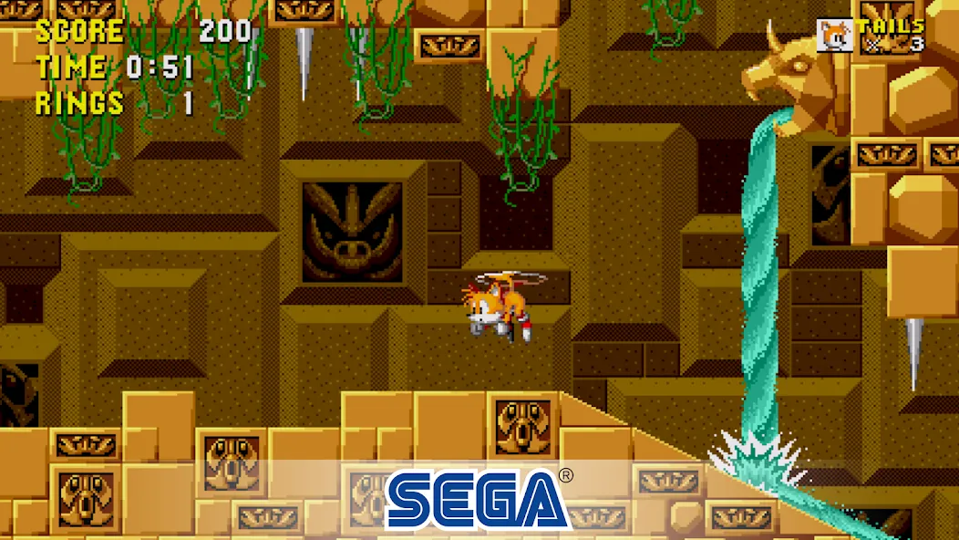 Sonic the Hedgehog™ Classic (Мод: Безлимитные жизни и открыты все уровни) — скачать на Андроид — скриншот 3 Sonic the Hedgehog™ Classic (Мод: Безлимитные жизни и открыты все уровни) — скачать на Андроид — скриншот 3