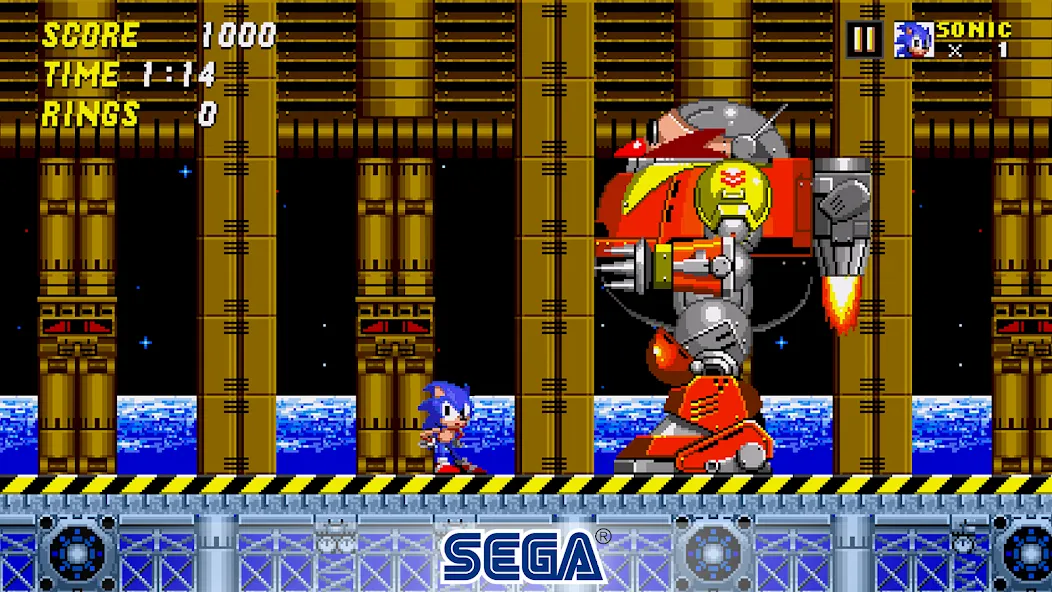 Sonic The Hedgehog 2 Classic взлом на Андроид — Безлимитные кольца и все уровни открыты — скриншот 2