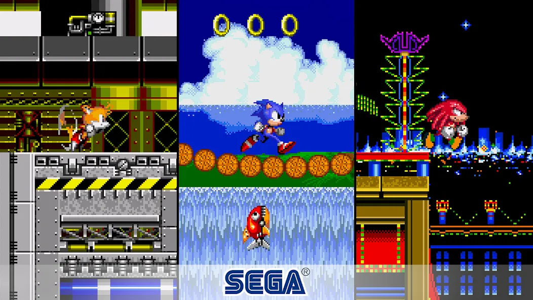 Sonic The Hedgehog 2 Classic взлом на Андроид — Безлимитные кольца и все уровни открыты — скриншот 4