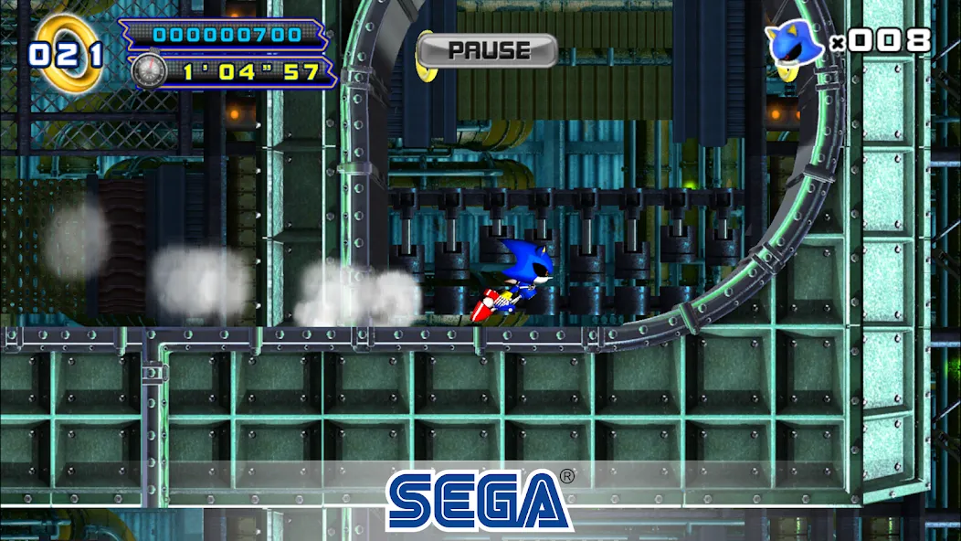 Sonic The Hedgehog 4 Ep. II MOD APK: Безлимитные жизни и открыты все уровни — скриншот 1