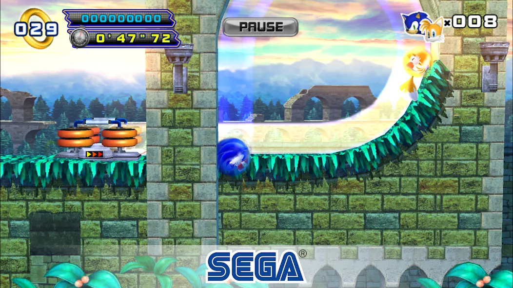 Sonic The Hedgehog 4 Ep. II MOD APK: Безлимитные жизни и открыты все уровни — скриншот 2