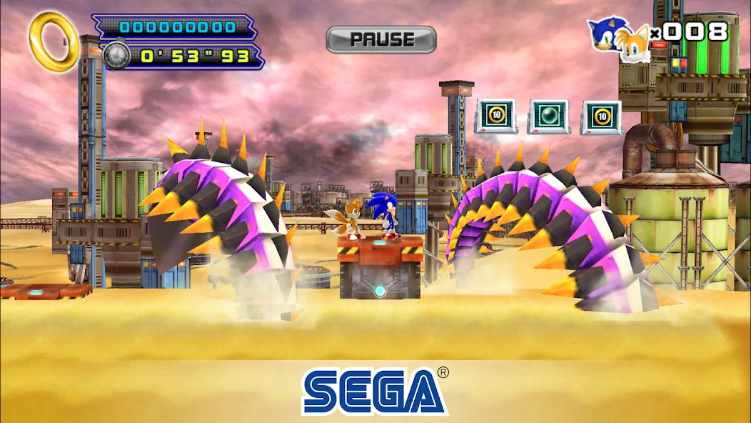 Sonic The Hedgehog 4 Ep. II MOD APK: Безлимитные жизни и открыты все уровни — скриншот 4