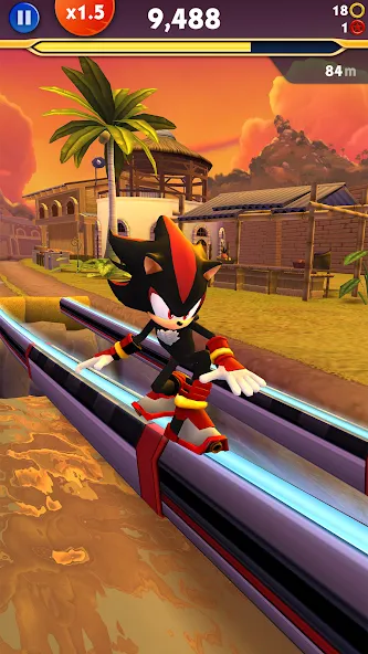 Sonic Dash 2: Sonic Boom Run взломанный APK — Безлимитные кольца и разблокированы персонажи — скриншот 2