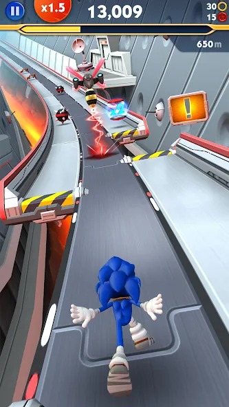 Sonic Dash 2: Sonic Boom Run взломанный APK — Безлимитные кольца и разблокированы персонажи — скриншот 3