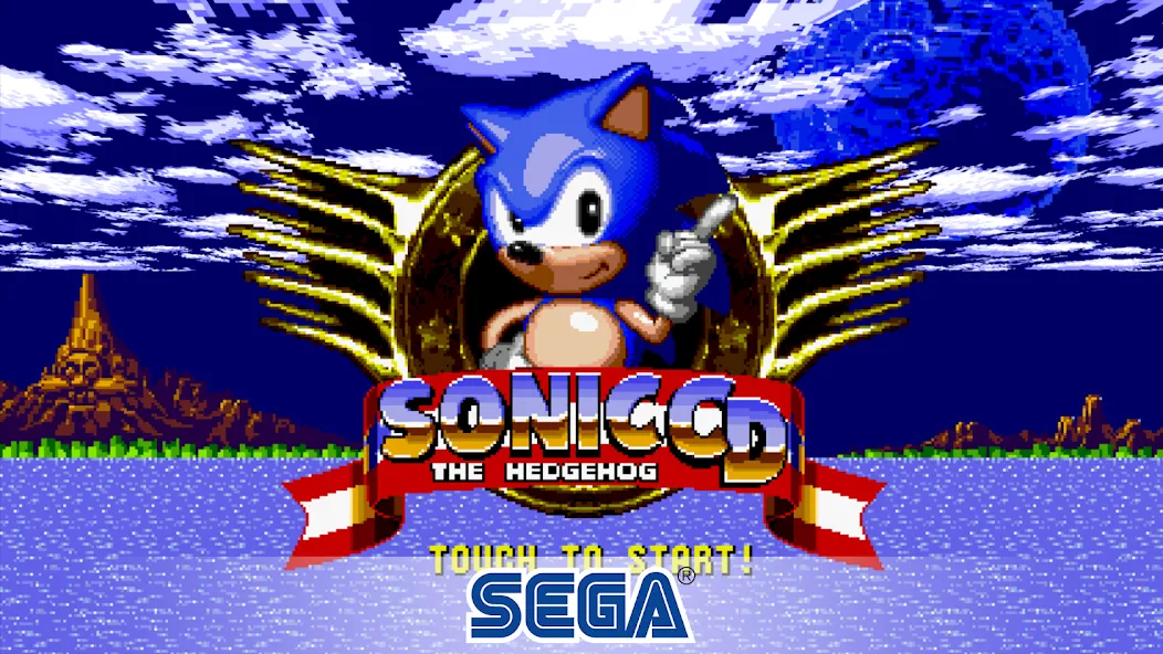 Скачать Sonic CD Classic на Андроид с модом — Безлимитные жизни и кольца — скриншот 1 Скачать Sonic CD Classic на Андроид с модом — Безлимитные жизни и кольца — скриншот 1