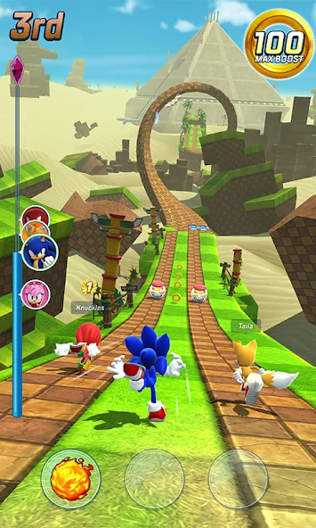 Sonic Forces - Running Game — скачать мод: Безлимитные кольца и ускорение — скриншот 1 Sonic Forces - Running Game — скачать мод: Безлимитные кольца и ускорение — скриншот 1