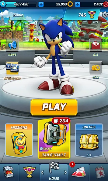 Sonic Forces - Running Game — скачать мод: Безлимитные кольца и ускорение — скриншот 3 Sonic Forces - Running Game — скачать мод: Безлимитные кольца и ускорение — скриншот 3